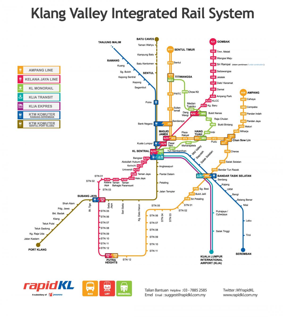 malaysia peta pengangkutan