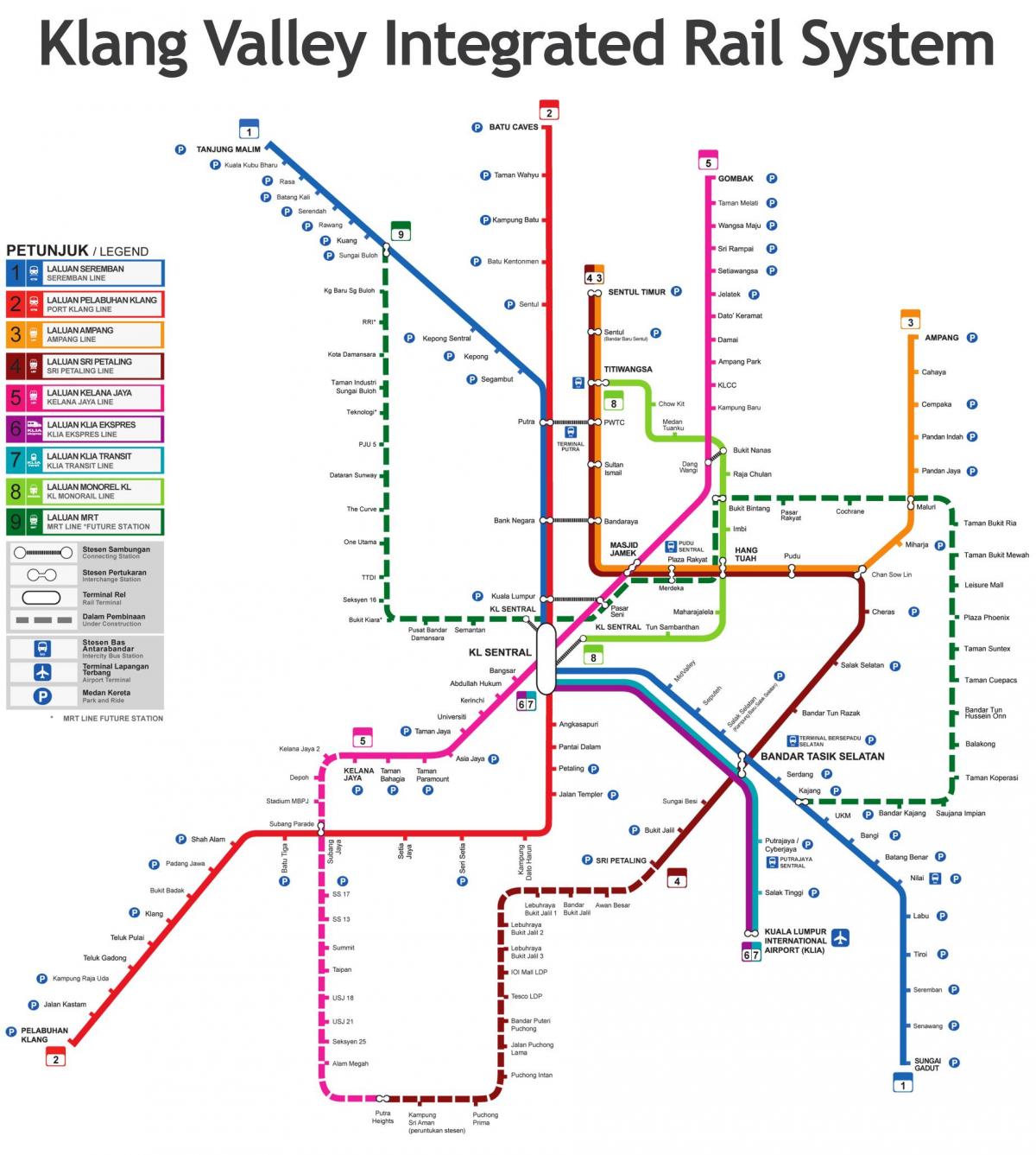 peta kereta api malaysia