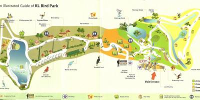 Kuala lumpur burung peta taman